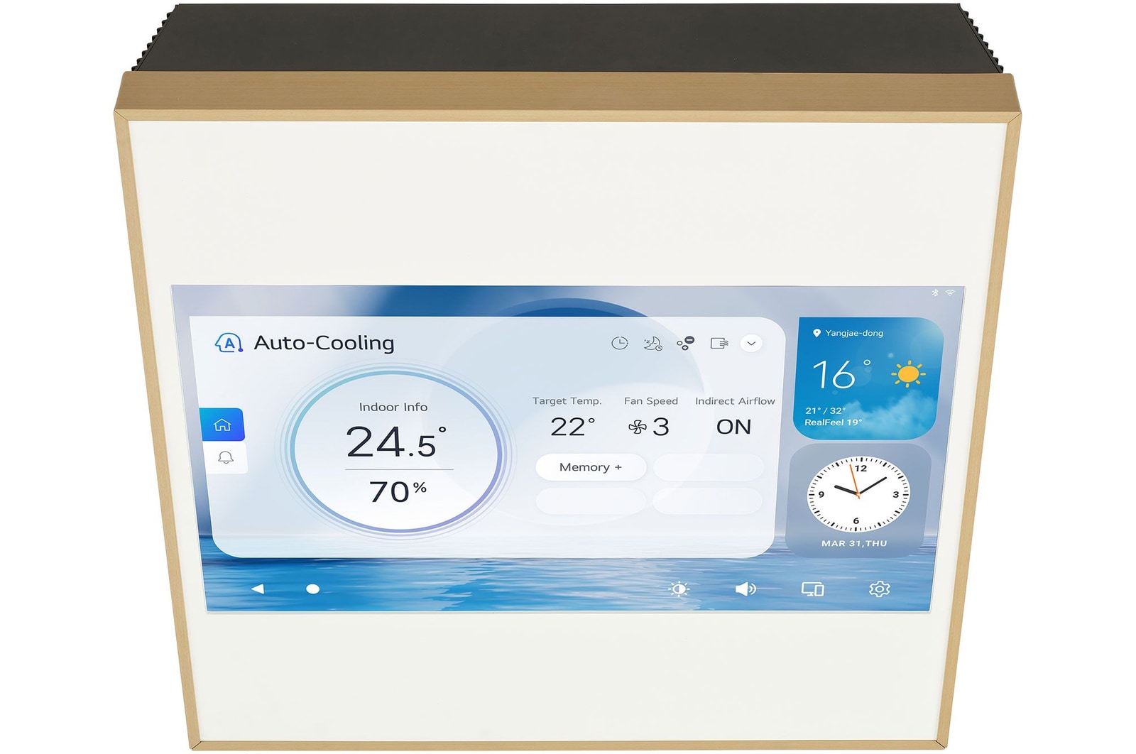 LG 3.5kW ARTCOOL NewGallery Premium Wall Mounted Air Conditioner Photo Display, A12GA2