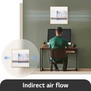 LG 3.5kW ARTCOOL NewGallery Premium Wall Mounted Air Conditioner Photo Display, A12GA2