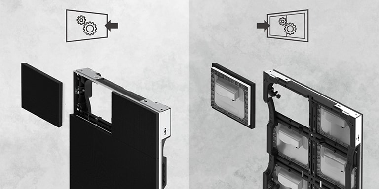 Front or Rear Serviceability