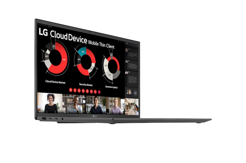 +30 degree side view and cover open