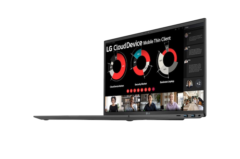 -30 degree side view and cover open