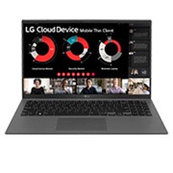 Front view with keyboard