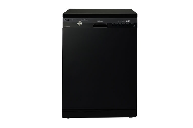 Front view of TrueSteam™ Direct Drive Dishwasher with SmartRack™ D1484BF