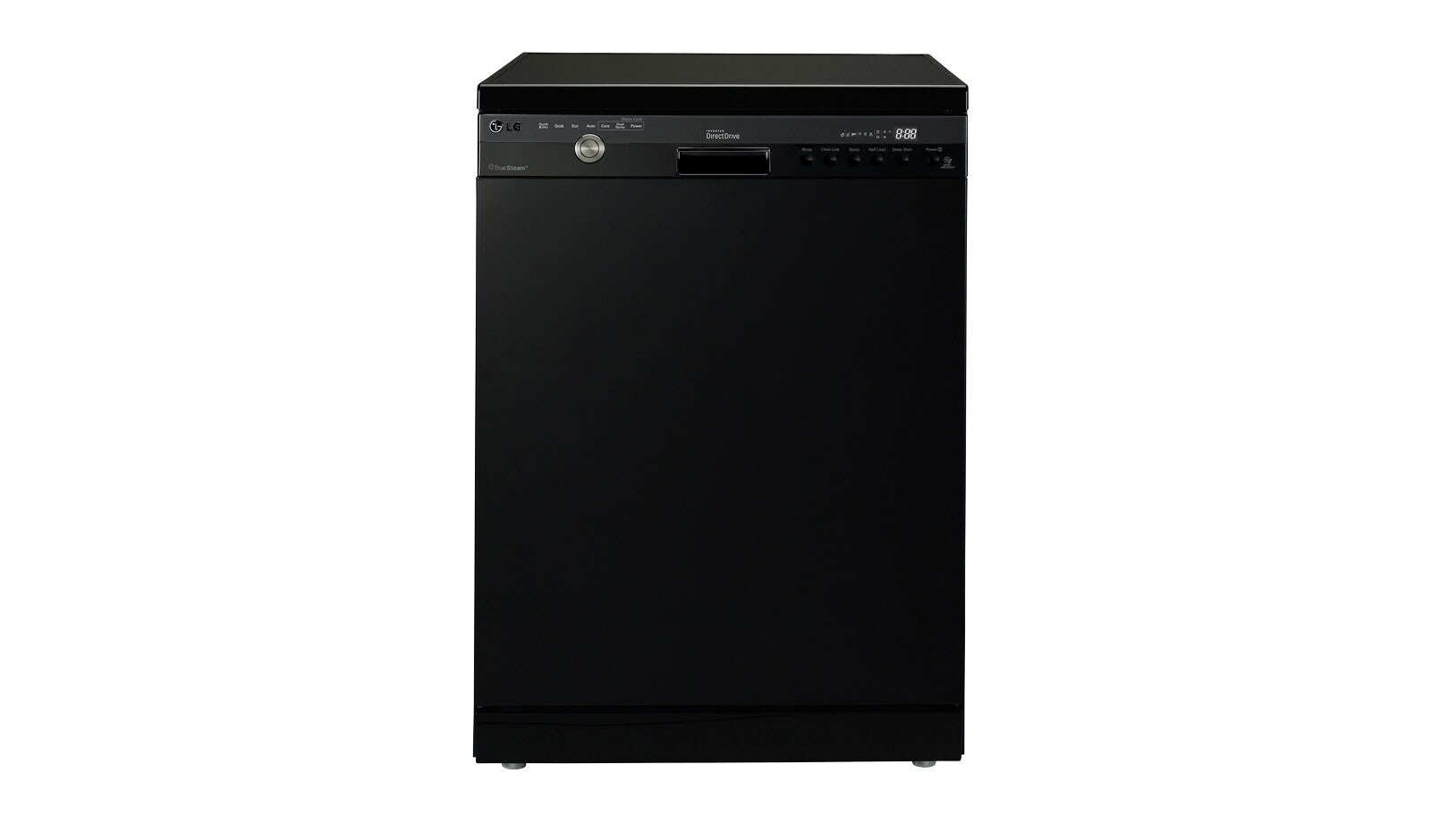 Front view of TrueSteam™ Direct Drive Dishwasher with SmartRack™ D1484BF