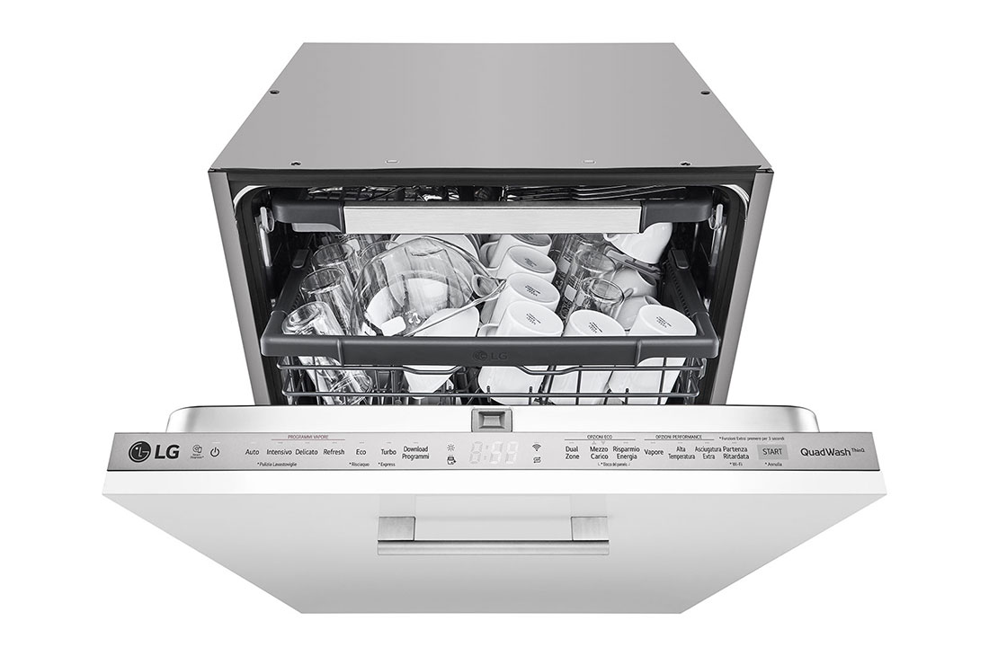 LG 60cm QuadWash™ Integrated Dishwasher TrueSteam™ , DB325TXS