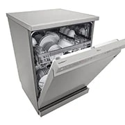 LG TrueSteam™ QuadWash™ DF222FPS Freestanding Dishwasher - Shiny Steel, DF222FPS