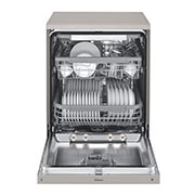 LG TrueSteam™ QuadWash™ DF325FPS Freestanding Dishwasher - Shiny Steel, DF325FPS