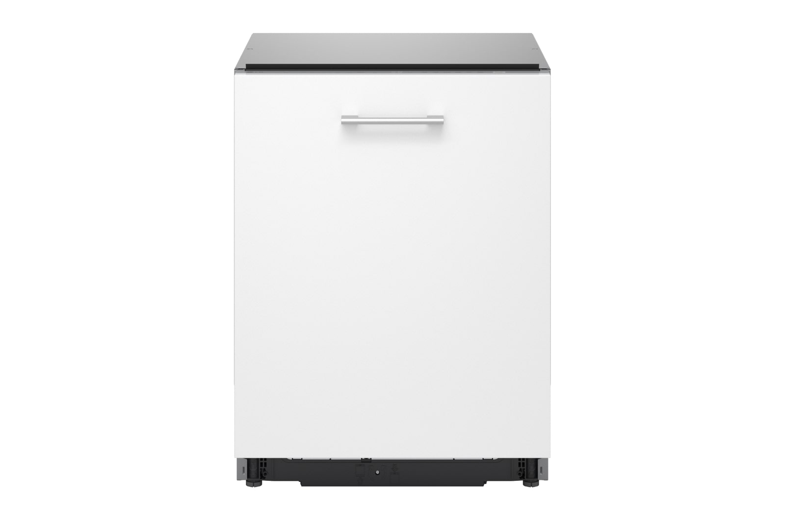 Open door front view with dish