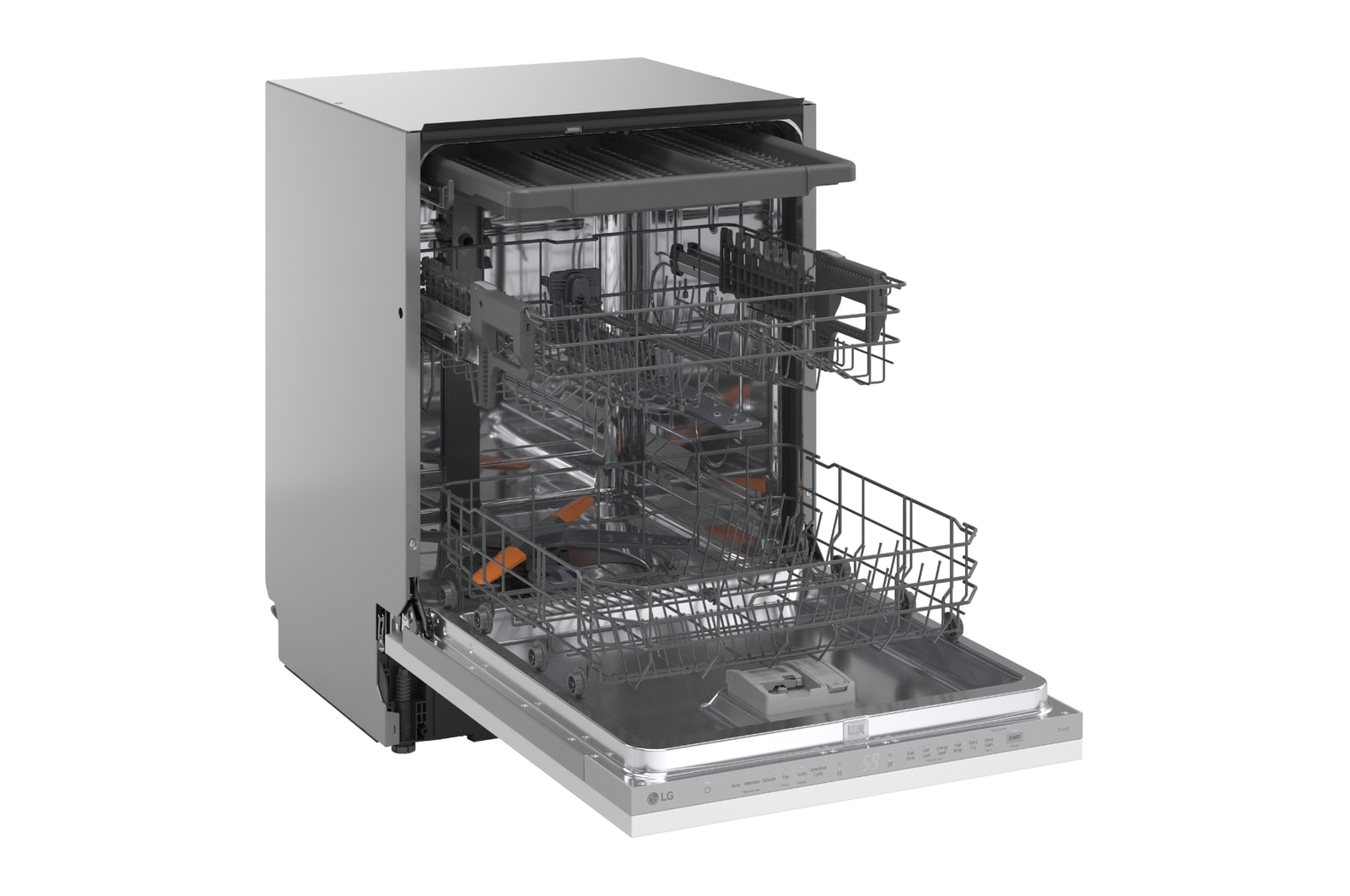 Left-side open door view