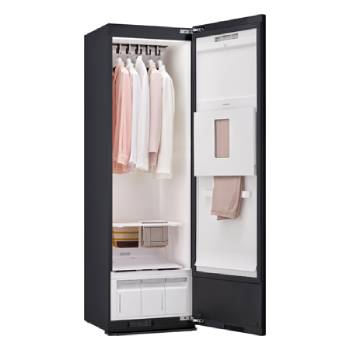 LG Styler Steam Wardrobe with Heat Pump | 5 Hangers, Black, RX5MR