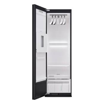 LG Styler Steam Wardrobe with Heat Pump | 5 Hangers, Black, RX5MR