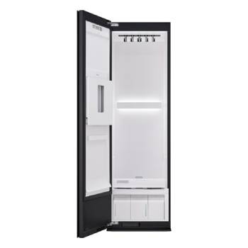 LG Styler Steam Wardrobe with Heat Pump | 5 Hangers, Black, RX5MR