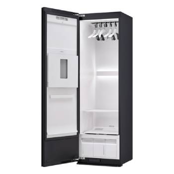 LG Styler Steam Wardrobe with Heat Pump | 5 Hangers, Black, RX5MR