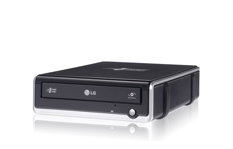 Front view of External DVD Rewriter with USB 2.0 Connection GE20NU10