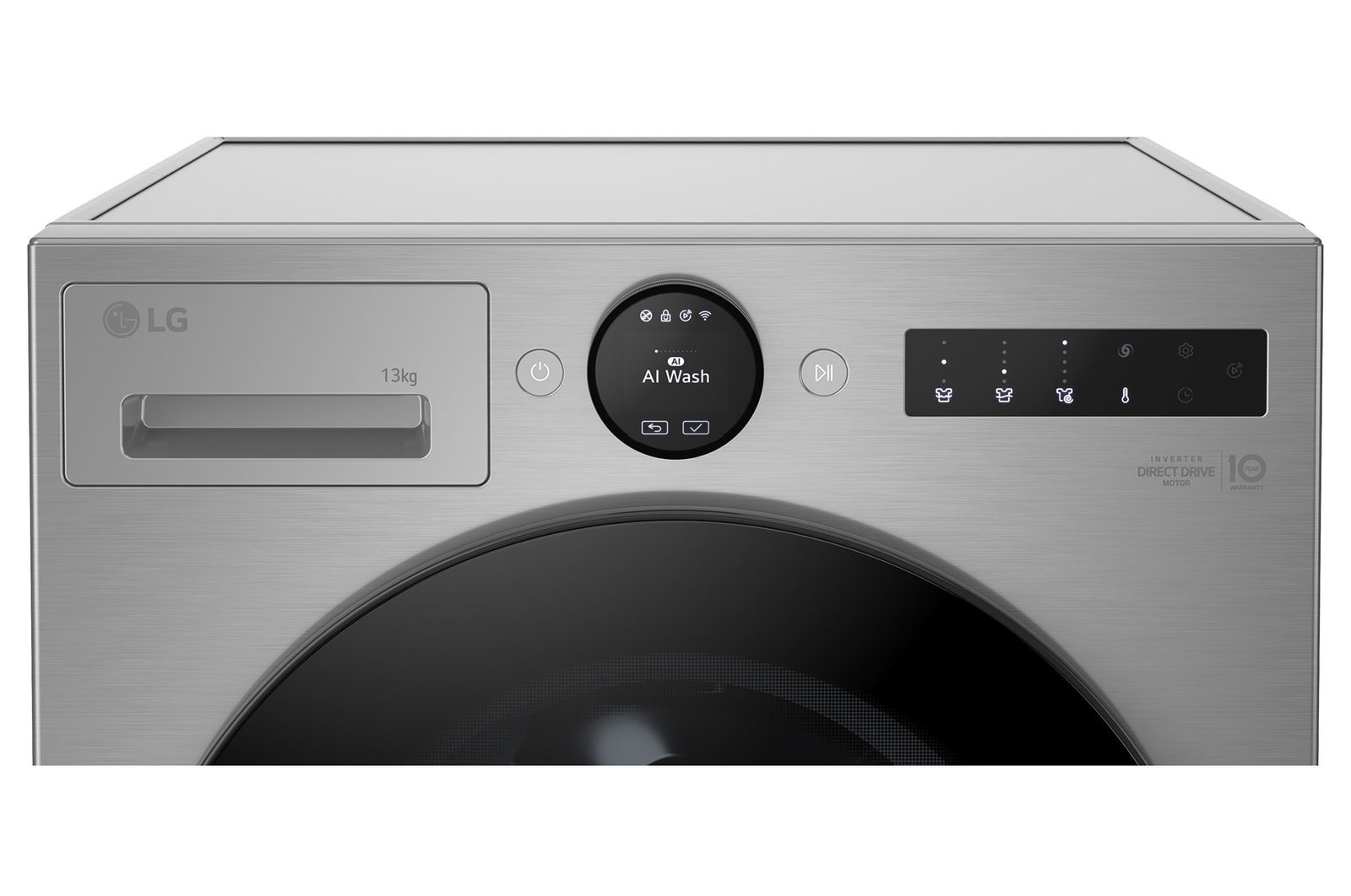 LG 13kg AI Direct Drive Washing Machine, Silver, F4X7513TSB