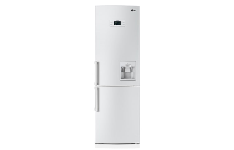 Front view of Fridge Freezer with Water Dispenser and Gross Capacity of 315 Litres GB3133SWGW