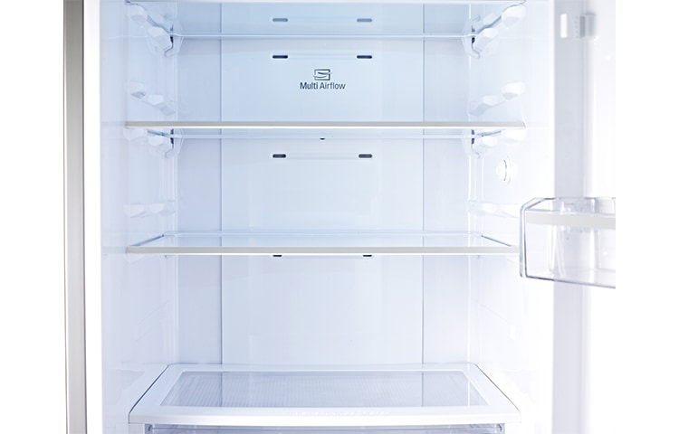 LG White Combi Fridge Freezer, GBB539SWCWS
