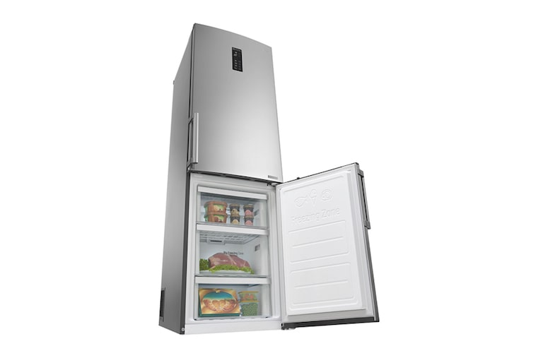 LG New Premium Fridge Freezer, GBB59PZFZB
