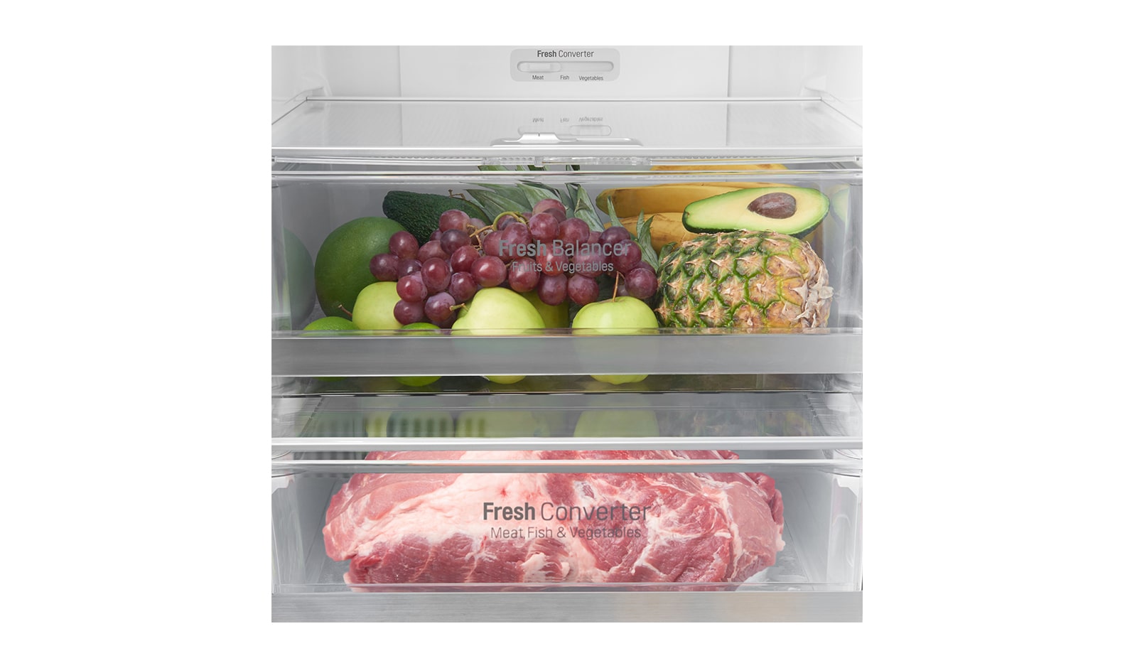 LG New Premium Fridge Freezer, GBB59PZFZB