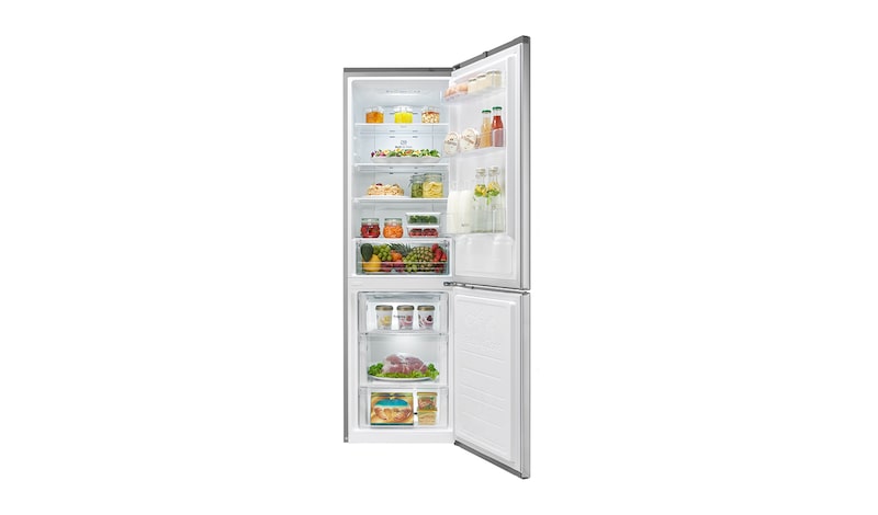 LG Fridge Freezer with Total No Frost and Inverter Linear Compressor, GBB59PZRZS