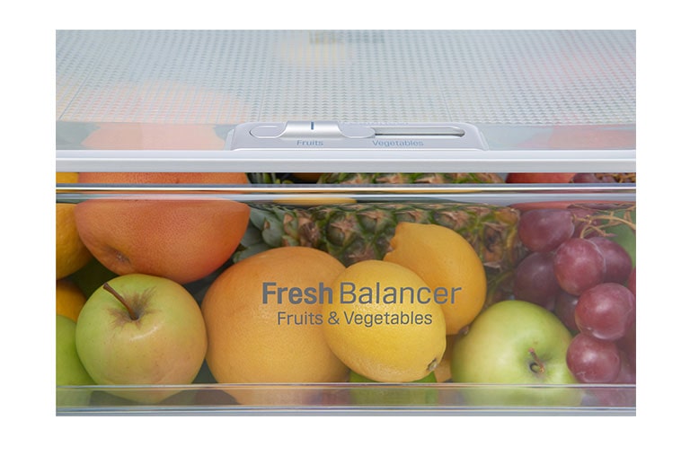 LG Fridge Freezer with Full Wine Rack and Total No Frost, GBB60BLGFS
