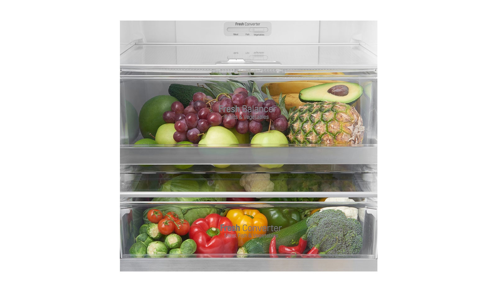 LG Fridge Freezer with Full Wine Rack and Total No Frost, GBB60BLGFS