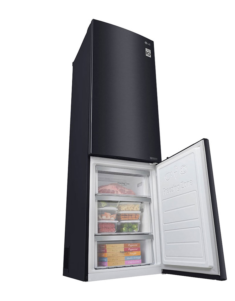LG  GBB60MCGFS  Smart 70/30  Fridge Freezer - Matte Black, GBB60MCGFS