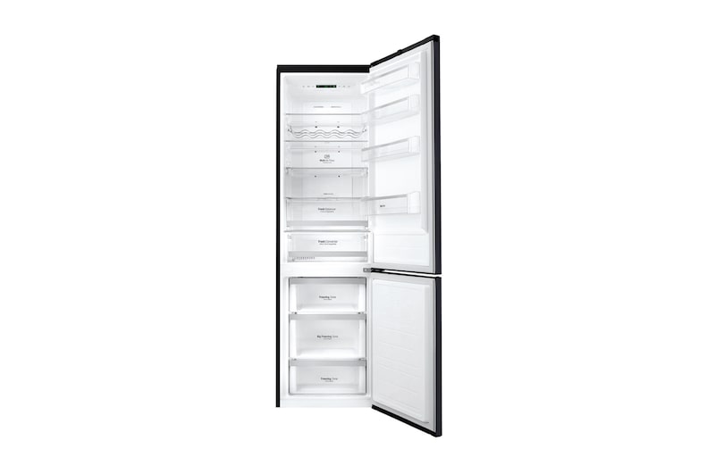 LG  GBB60MCGFS  Smart 70/30  Fridge Freezer - Matte Black, GBB60MCGFS