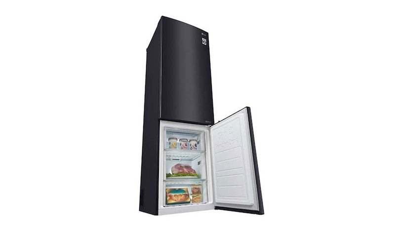 LG GBB60MCPFS 70/30 Fridge Freezer Matte Black, GBB60MCPFS