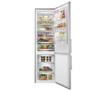 LG  GBB60NSYQE  Smart 70/30  Fridge Freezer - Premium Steel, GBB60NSYQE