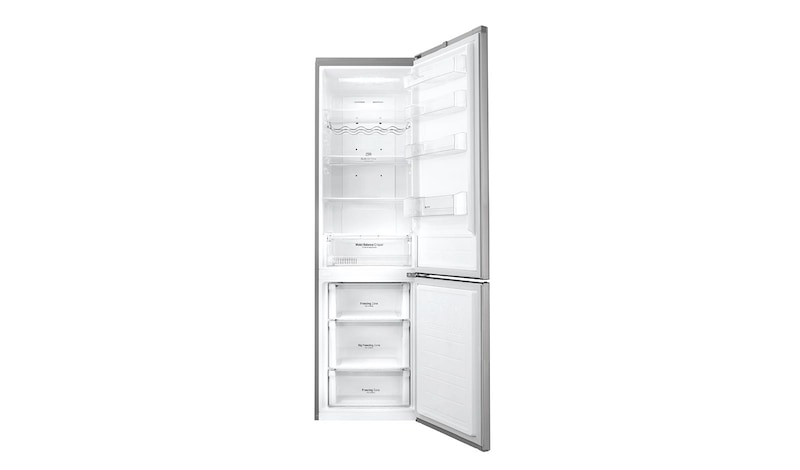 LG Smart Fridge Freezer with Full Wine Rack and Total No Frost, GBB60PZDZS
