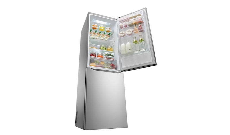 LG Smart Fridge Freezer with Full Wine Rack and Total No Frost, GBB60PZDZS