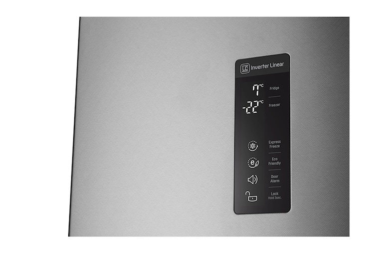 LG New Premium Fridge Freezer, GBB60SAFFB
