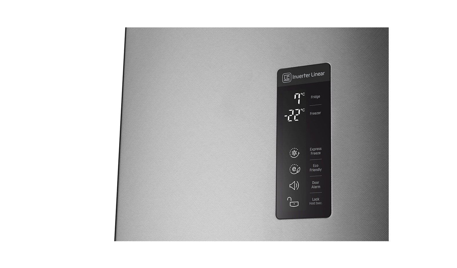 LG New Premium Fridge Freezer, GBB60SAFFB