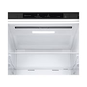LG 341L Tall Fridge Freezer Black Steel Total No Frost, GBB61BLJEC