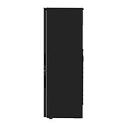 LG Total No Frost (Frost Free) | Tall Fridge Freezer | 341L | GBB61BLJEC | Black Steel, GBB61BLJEC