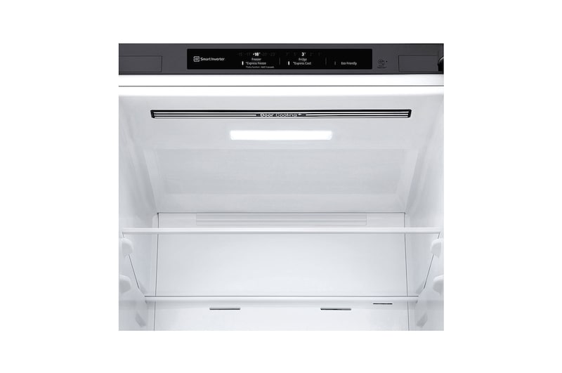 LG 341L Tall Fridge Freezer Total No Frost, Dark Graphite, GBB61DSJEN