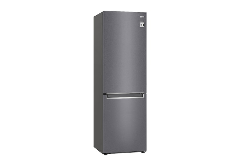 LG 341L Tall Fridge Freezer Total No Frost, Dark Graphite, GBB61DSJEN