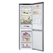 LG Total No Frost (Frost Free) | Tall Fridge Freezer | 341L | GBB61DSJEN | Dark Graphite, GBB61DSJEN