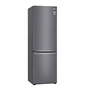 LG Total No Frost (Frost Free) | Tall Fridge Freezer | 341L | GBB61DSJEN | Dark Graphite, GBB61DSJEN