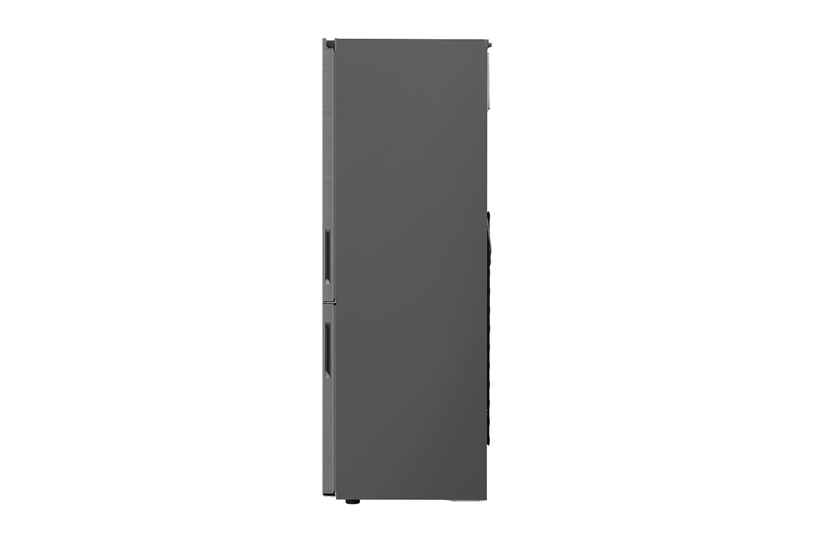 LG 341L Tall Fridge Freezer Shiny Steel Total No Frost, GBB61PZJEC