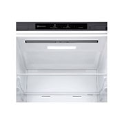 LG 341L Tall Fridge Freezer Shiny Steel Total No Frost, GBB61PZJEC