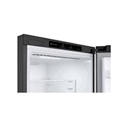 LG 341L Tall Fridge Freezer Shiny Steel Total No Frost, GBB61PZJEC