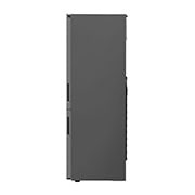 LG 341L Tall Fridge Freezer Shiny Steel Total No Frost, GBB61PZJEC