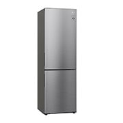 LG Total No Frost (Frost Free) | Tall Fridge Freezer | 341L | GBB61PZJEC | Shiny Steel, GBB61PZJEC