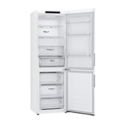 LG Total No Frost (Frost Free) | Tall Fridge Freezer | 341L | GBB61SWJEC | Super White, GBB61SWJEC