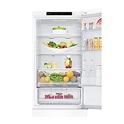 LG Total No Frost (Frost Free) | Tall Fridge Freezer | 341L | GBB61SWJEC | Super White, GBB61SWJEC