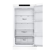 LG Total No Frost (Frost Free) | Tall Fridge Freezer | 341L | GBB61SWJEC | Super White, GBB61SWJEC