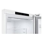 LG Total No Frost (Frost Free) | Tall Fridge Freezer | 341L | GBB61SWJEC | Super White, GBB61SWJEC