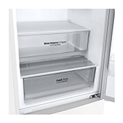 LG Total No Frost (Frost Free) | Tall Fridge Freezer | 341L | GBB61SWJEC | Super White, GBB61SWJEC